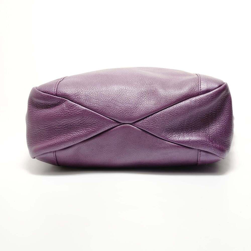GUCCI Purple Leather Tote Bag - Picture 7 of 13